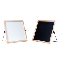 Tableau blanc magnétique double face personnalisé en usine tableau blanc de longe de tableau de craie noire pour les enfants