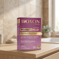 Bioxcin Cheveux Femme Multivitamine 30 Comprimés | Complexe de Minéraux Kératine Collagène Biotine