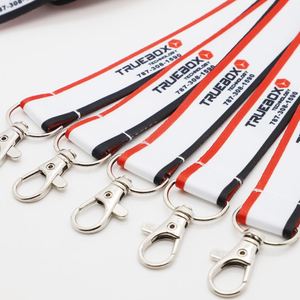Wholesale Polyester Lanyards Custom Heat Transfer Lanyard with Metal <b>Clip</b> for Construction Technology Staff - Product Image 2