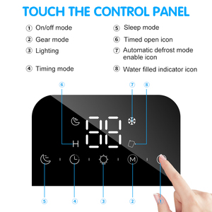 Déshumidificateur Électrique Portable Mini <span class=keywords><strong>pour</strong></span> Chambre à Coucher, Ultra Silencieux, Écran Tactile LCD, Arrêt Automatique, Idéal <span class=keywords><strong>pour</strong></span> la <span class=keywords><strong>Maison</strong></span> et les Véhicules Récréatifs (VR) - Modèle OEM d'Usine - Product Image 6