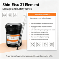 Shin-Etsu Original Hot Sale 8.1W Pâte Thermique Liquide Métallique au Gallium-Silicium Element 31 pour Refroidissement CPU/GPU d'Ordinateur Portable