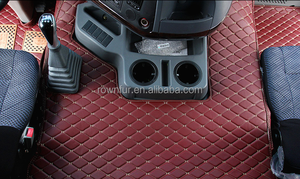Alfombrillas de cuero 3D personalizadas para camiones, accesorios duraderos e impermeables para camiones de lujo para <span class=keywords><strong>Scania</strong></span>/Volvo/Man/HOWO/FAW - Product Image 4