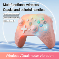 Poignées de manette de jeu sans fil légères RVB populaires pour téléphone portable/commutateur/ordinateur PC
