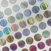 Autocollant de transfert holographique Logo imprimé vinyle personnalisé Étiquette hologramme étanche QR Code
