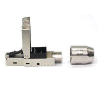 CAT 7 câble jack trapézoïdal connecteur RJ45 Cat7 Cat8 Connecteur toolless connecteur cat8 câble