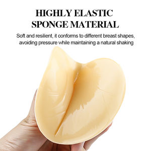 Almohadilla potenciadora de pecho de tela suave de tamaño pequeño, sujetador de realce adhesivo impermeable para Bikini, accesorio adhesivo Timates - Product Image 4