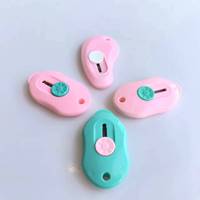 Mini boîte Cutter utilitaire couteaux rétractables ouvre-lettre enveloppe nuage en forme de Carton Portable Cutter avec trou de porte-clés