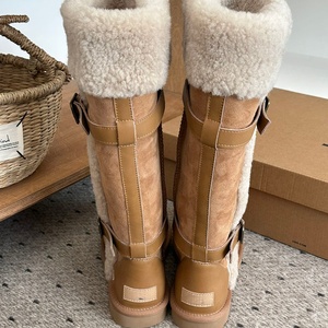 Envío Directo, Zapatos de Diseñador Uggs de Calidad, Zapatillas de Moda, Alta Gama, Invierno, Otoño, Térmicas, Lindas, de Piel Sintética, hasta la Rodilla - Product Image 5