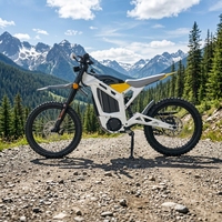 Moto tout-terrain électrique homologuée pour la route SS-6.0 certifiée EEC COC, puissance de pointe de 8 kW pour adultes européens, moto tout-terrain