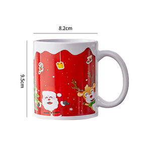 Taza de Café Navideña de Porcelana Popular Barata al por Mayor de 11 oz con Logotipo Personalizado Impreso, Apta para Lavavajillas y <span class=keywords><strong>Microondas</strong></span>, Promocional para Negocios - Product Image 6