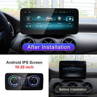 STWEI Nuevo Reproductor Multimedia Inalámbrico para Auto con Android AUTO y CarPlay, Pantalla de 10.25/12.3 Pulgadas para Mercedes Benz Clase A W176, Reproductor de Video para Auto