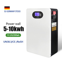 Pack batterie solaire Lifepo4 48V 280Ah 300Ah 5,12 Kwh 10,24 Kwh Batterie au lithium électrique Système d'énergie solaire mural pour la maison