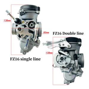 Carburador <span class=keywords><strong>de</strong></span> <span class=keywords><strong>Motor</strong></span> <span class=keywords><strong>de</strong></span> Motocicleta <span class=keywords><strong>de</strong></span> Aleación <span class=keywords><strong>de</strong></span> Aluminio Plateado <span class=keywords><strong>de</strong></span> 26MM <span class=keywords><strong>de</strong></span> Alta Calidad para Yamaha BYSON FZS FAZER FZ 150 <span class=keywords><strong>FZ16</strong></span> - Product Image 6
