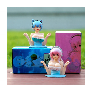 ฟิกเกอร์อนิเมะน่ารักแบบใหม่ ODM รีม ซุปเปอร์โซนิโก้ ตุ๊กตาสาวเซ็กซี่ ของตกแต่งรถยนต์ โมเดลการ์ตูน PVC ของตกแต่ง ฟิกเกอร์แอคชั่นแบบส่ายหน้าอก - Product Image 2