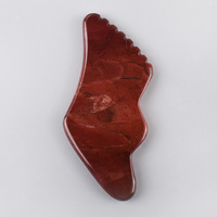 Outils de massage Gua Sha en pierre naturelle HZ Private Label pour le visage, vente en gros de Gua Sha en jaspe Mookaite