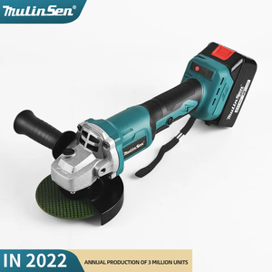 Meuleuse d'angle sans fil <span class=keywords><strong>à</strong></span> moteur sans balais, affichage numérique de la puissance au lithium, réglage multi-vitesses, outil électrique pour la découpe et le polissage des métaux - Product Image 3