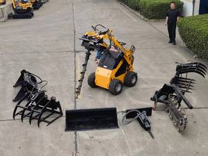 Jm3600 Mini Skid chỉ đạo Bộ nạp 4-in-1 xô nhanh Hitch CE EPA file đính kèm động cơ động cơ bơm mang hộp số PLC bánh lõi - Product Image 6