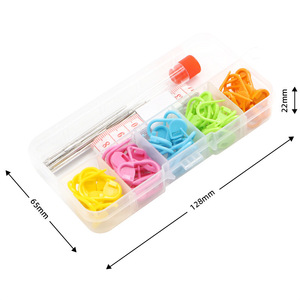 60 épingles de sûreté colorées en plastique, marqueurs de tricot, clips de crochet pour le tricot, la couture, l'artisanat et les accessoires vestimentaires DIY - Product Image 4