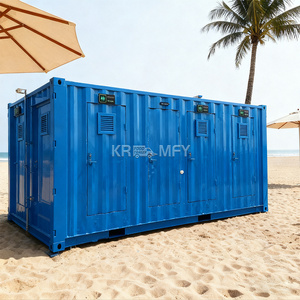 Conteneur chimique mobile préfabriqué pour extérieur, cabine de toilettes portable VIP pour événements - Product Image 5