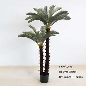 ต้นสาคูจีนต้นปาล์มบอนไซไซประดิษฐ์ต้นสาคูกระถางปลูกต้นไม้ประดิษฐ์คุณภาพสูง - Product Image 4