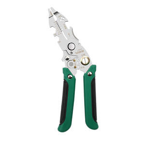 Alicates Pelacables Multifuncionales Tuosen con Boca Curva, 14 Funciones, Grado Industrial, Acero Inoxidable, Cuchilla de Acero con Alto Contenido de Carbono - Product Image 1