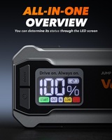 WOLFBOX 4000A Starter Aki Mobil Portabel 65W Pengisi Daya Cepat Power Bank Dengan Booster
