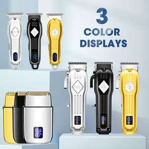 Kit de <span class=keywords><strong>Tondeuse</strong></span> à <span class=keywords><strong>Cheveux</strong></span> Électrique 973 <span class=keywords><strong>Pro</strong></span> Rechargeable USB, Ensemble Complet Sans Fil avec Lame de <span class=keywords><strong>Tondeuse</strong></span> pour Hommes, Usage Domestique - Product Image 2