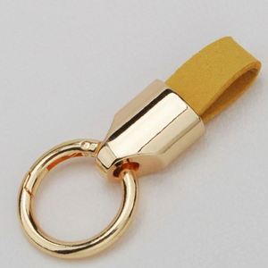 Assorted Color Metal Keychains with Leather <b>Key</b> <b>Rings</b> Durable <b>Key</b> Holders Fashion Accessories for Daily Use & Gifts - Product Image 5