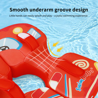 Bouée de natation gonflable légère Swimbobo pour bébé, avec anneau de bras solide, conception anti-chute, en PVC réglable, mousse perlée pour enfants