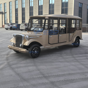 Nouvelle Voiture Électrique Chinoise Populaire, Modèle Classique Doré, Véhicule Touristique Vintage à 4 Roues avec Structure en Acier et Portes de Haute Qualité - Product Image 4