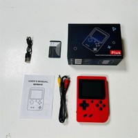 Bon prix Console de jeu vidéo rétro portable Machine de jeu pour deux joueurs Affichage coloré Lecteur de jeu pour enfants Cadeau