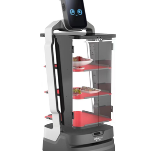 Robots de service alimentaire HuntStars : livraison et transport de plats avec navigation autonome sans tracé pour restaurants et hôtels - Product Image 1