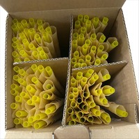 1000 feuilles de papier à rouler King Size 109 mm non blanchi brun à base de plantes avec filtre à combustion lente