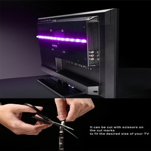 Ventes chaudes, bandes lumineuses <span class=keywords><strong>LED</strong></span> USB, <span class=keywords><strong>ruban</strong></span> lumineux <span class=keywords><strong>LED</strong></span>, lumière flexible pour la décoration de la pièce, bande lumineuse <span class=keywords><strong>LED</strong></span> intelligente pour téléviseur - Product Image 5