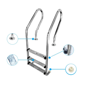 Échelle de <span class=keywords><strong>piscine</strong></span> réglable en acier inoxydable, 2/3/4/5 niveaux, Outils et accessoires pour <span class=keywords><strong>piscine</strong></span> - Product Image 4