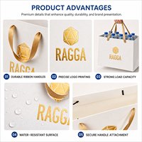 Sacs cadeaux en papier d'art personnalisés de luxe pour le Ramadan, l'Aïd, les mariages, la Saint-Valentin, les bijoux, le vin, avec votre propre logo
