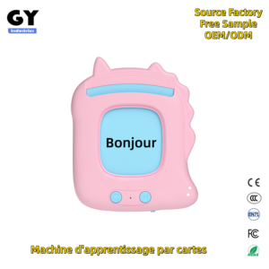 เครื่องเล่นการเรียนรู้<span class=keywords><strong>ภาษา</strong></span>ฝรั่งเศสและภาษาอังกฤษแบบมอนเตสซอรี่สำหรับเด็กก่อนวัยเรียน ของเล่นการ์ดคำศัพท์พูดได้ ช่วยบำบัดการพูด ใช้พลังงานจากแบตเตอรี่ ผลิตจากพลาสติก เหมาะสำหรับเด็กทุกวัย - Product Image 1