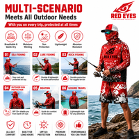 Échantillon Gratuit – Nouveau Hoodie Anti-UV UPF Personnalisé par Sublimation avec Cache-Cou Intégré, Manches Longues, Camouflage, pour Pêche et Activités de Plein Air
