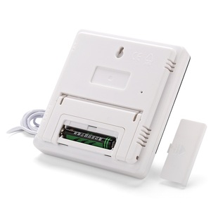 Khí hậu Nhiệt kế ẩm kế <span class=keywords><strong>max</strong></span> <span class=keywords><strong>min</strong></span> trong nhà ngoài trời thủy canh kỹ thuật số nhà kính Đầu dò nhiệt kế độ ẩm nhiệt độ mét - Product Image 4