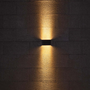 Lampe murale LED minimaliste SENZHAO, éclairage mural extérieur étanche IP65, lumière de façade pour la décoration de cour et de villa - Product Image 1