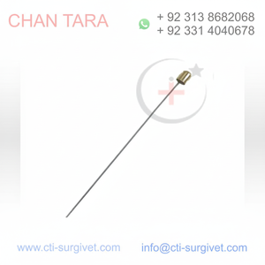 Colector de muestras nasofaríngeas Probang de latón para ganado y perros - Product Image 1