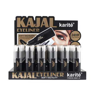 Kiss Beauty Eyeliner <span class=keywords><strong>Kajal</strong></span> à texture douce, marque privée, longue tenue 24h, anti-transfert, non décolorant, stylo eyeliner noir - Product Image 2