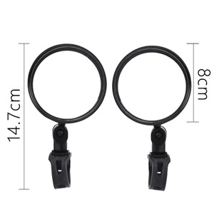 Yueli Bicycle Rearview Mirror 360 Degree Rotate Handlebar Mount For Mountain Bikes <b>Cycling</b> Equipment - Product Image 2