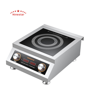 Fábrica profesional Dos perillas de alta potencia <span class=keywords><strong>Siemens</strong></span> IGBT 5000W <span class=keywords><strong>Cocina</strong></span> de inducción comercial - Product Image 1