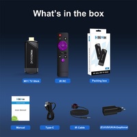 H96 Max M11 Smart Android Fire TV Stick 4K RK3228A Streaming USB HD-TV Android Fire Lite Telecomando Vocale Alexa