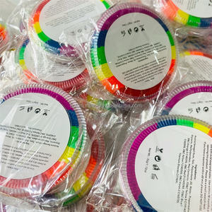 <span class=keywords><strong>Palette</strong></span> d'eye-liners liquides minéraux professionnels waterproof pour usage quotidien avec design Rainbow Split Cake pour mélange de couleurs, marque ODM - Product Image 5