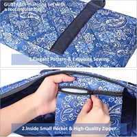 Sac de rangement portable pour jeu de Mahjong, 166 tuiles gravées et peintes, 4 supports en plastique, 100 jetons de jeu, design léger et durable pour la maison
