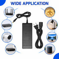 Adaptateur secteur de bureau OEM ODM personnalisé, conforme RoHS, fiable, 12V 8A, prise US, 96W, pour PC tout-en-un et ordinateur portable de jeu