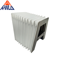 Protection de rail linéaire flexible en tissu nylon haute performance pour machine CNC, soufflet accordéon