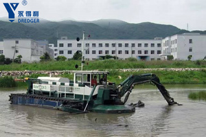 Hút dredger đổ bộ NẠO VÉT Máy xúc với Đầu cắt và bánh xích và nổi - Product Image 5